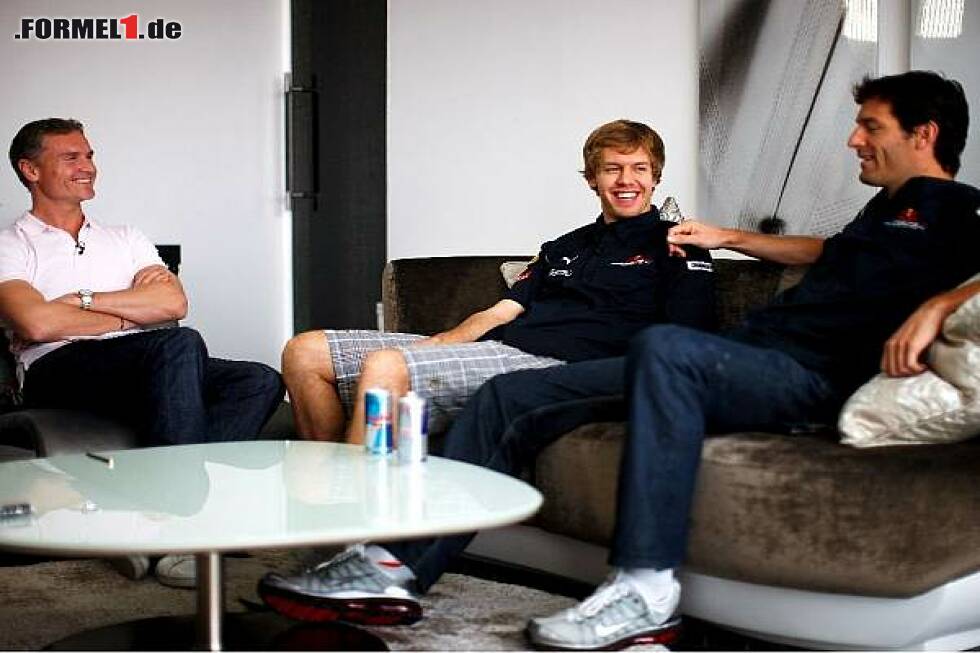 Foto zur News: David Coulthard, Mark Webber, Sebastian Vettel