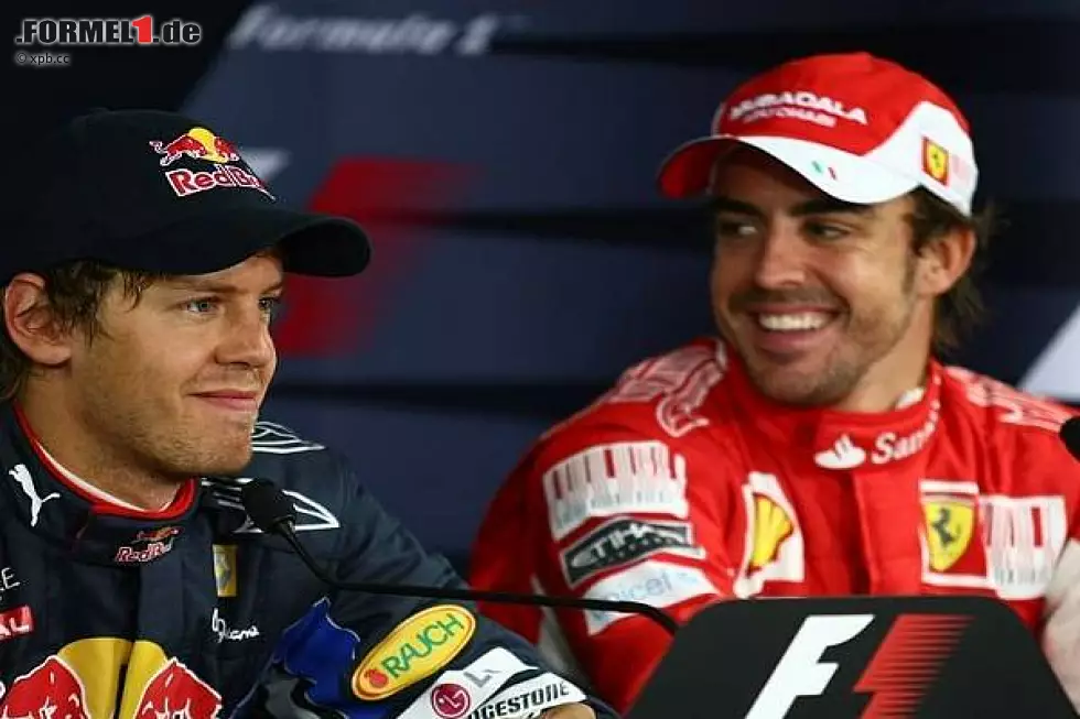 Foto zur News: Sebastian Vettel, Fernando Alonso