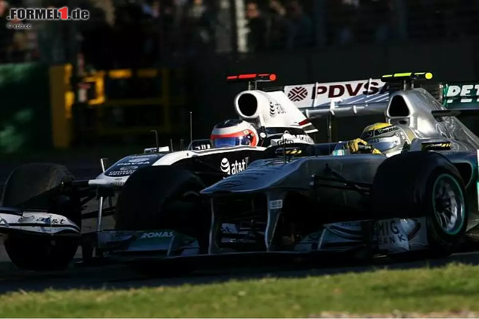 Foto zur News: Nico Rosberg, Rubens Barrichello