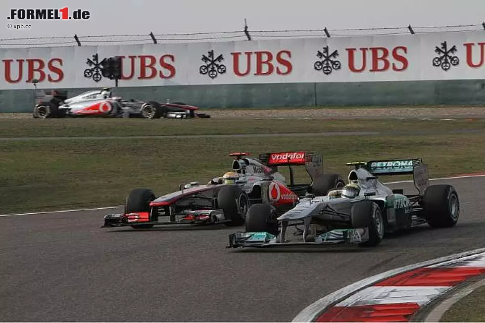 Foto zur News: Lewis Hamilton, Nico Rosberg