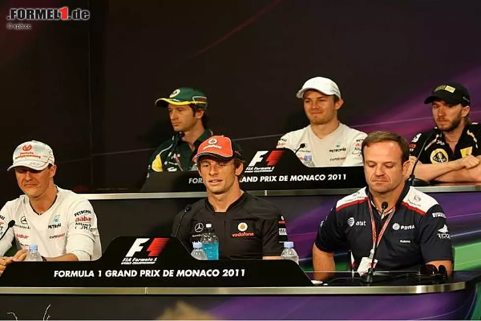 Foto zur News: Michael Schumacher, Jarno Trulli, Jenson Button, Nico Rosberg, Rubens Barrichello, Nick Heidfeld
