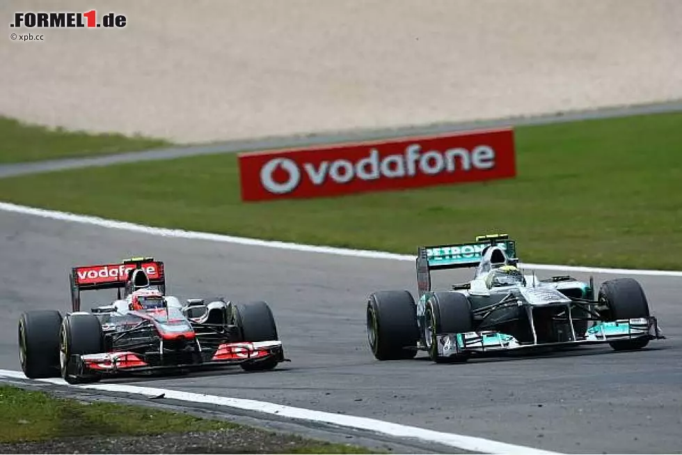 Foto zur News: Nico Rosberg, Jenson Button