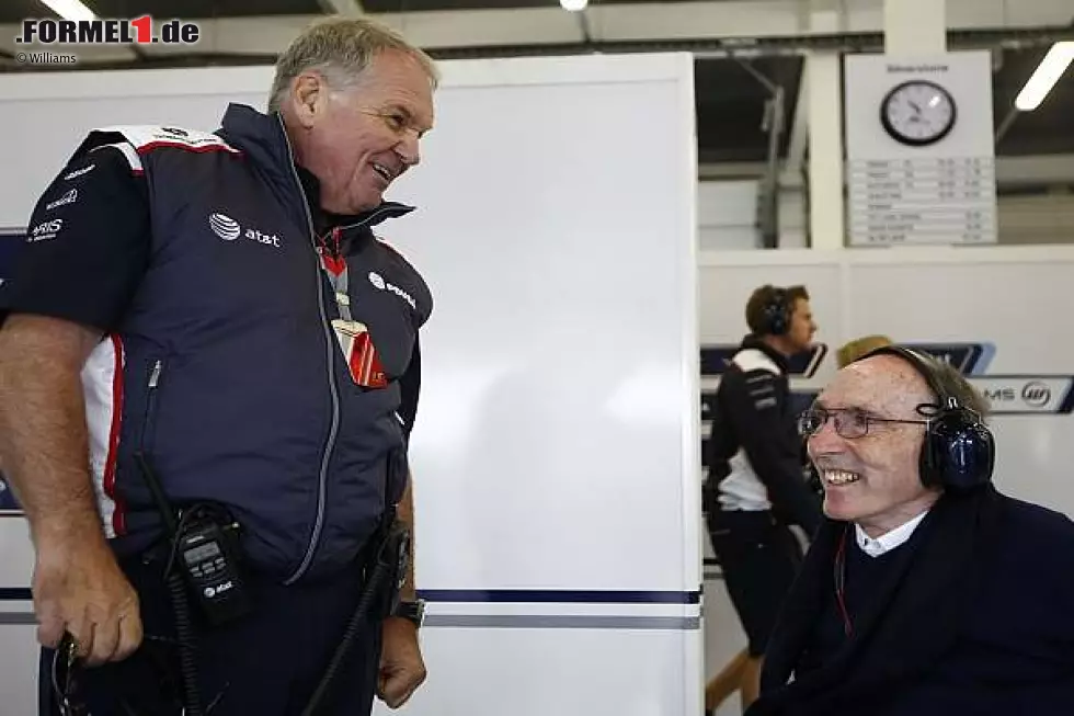 Foto zur News: Patrick Head (Teammitbesitzer), Frank Williams (Teamchef)