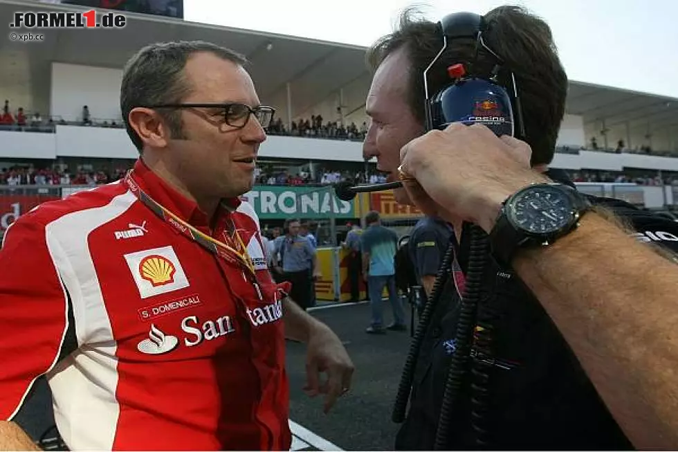 Foto zur News: Stefano Domenicali und Christian Horner