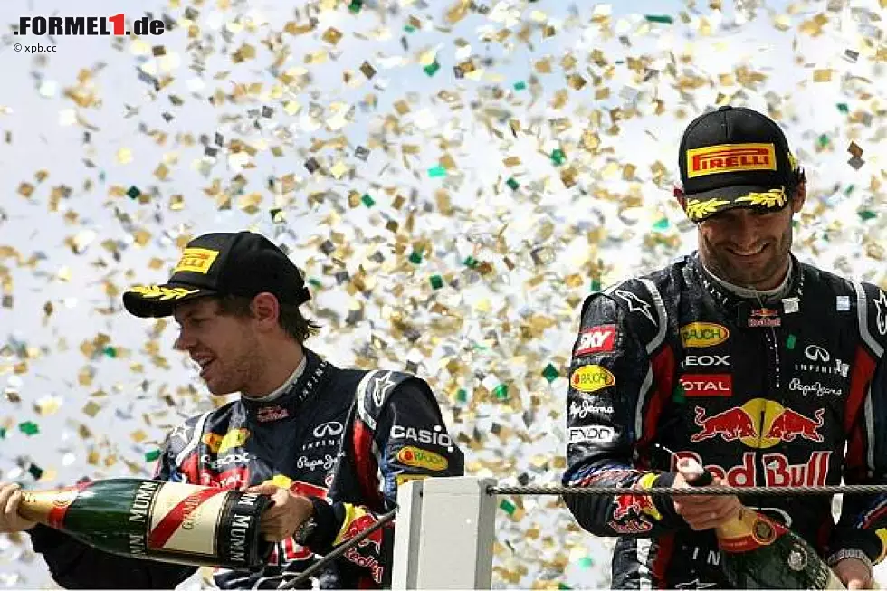 Foto zur News: Sebastian Vettel und Mark Webber