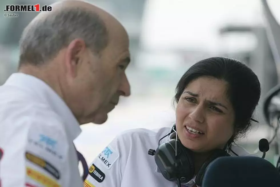 Foto zur News: Peter Sauber und Monisha Kaltenborn