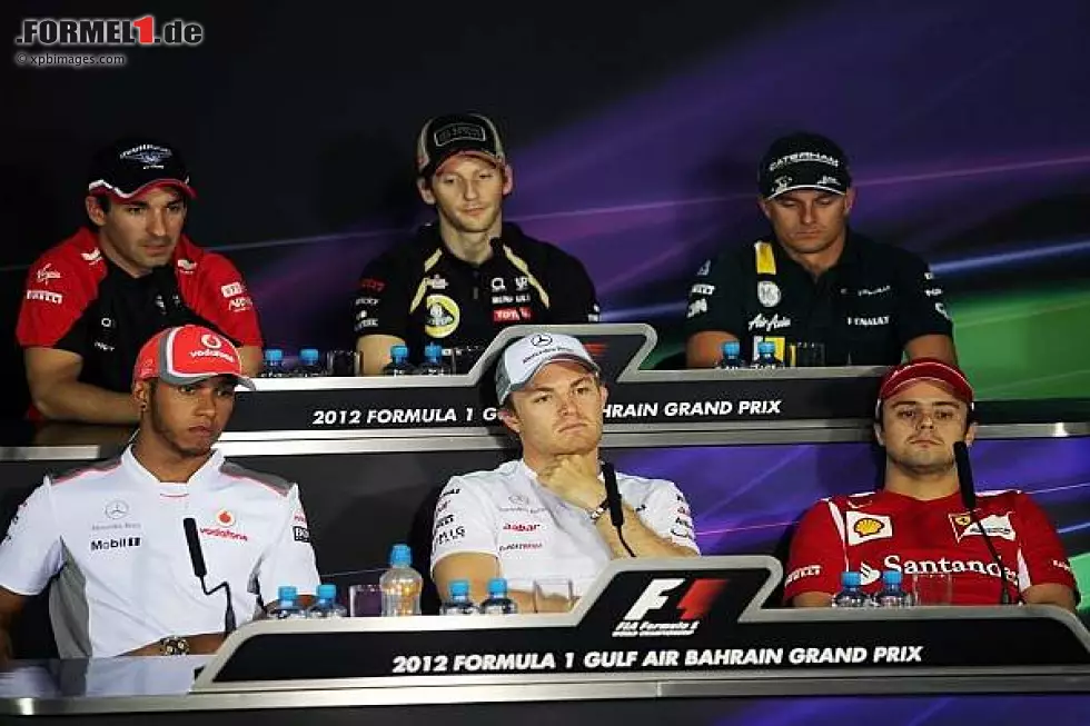 Timo Glock, Romain Grosjean, Heikki Kovalainen, Lewis Hamilton, Nico Rosberg, Felipe Massa Foto zur News: Timo Glock, Romain Grosjean, Heikki Kovalainen, Lewis Hamilton, Nico Rosberg, Felipe Massa