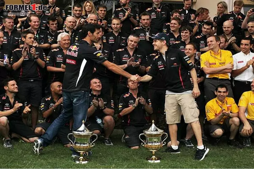 Foto zur News: Sebastian Vettel, Mark Webber
