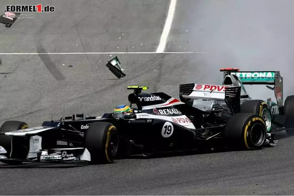 Foto zur News: Michael Schumacher, Bruno Senna
