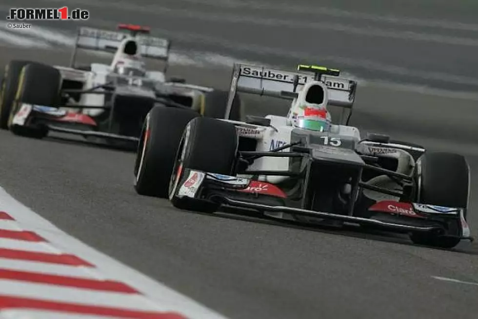 Foto zur News: Sergio Perez, Kamui Kobayashi