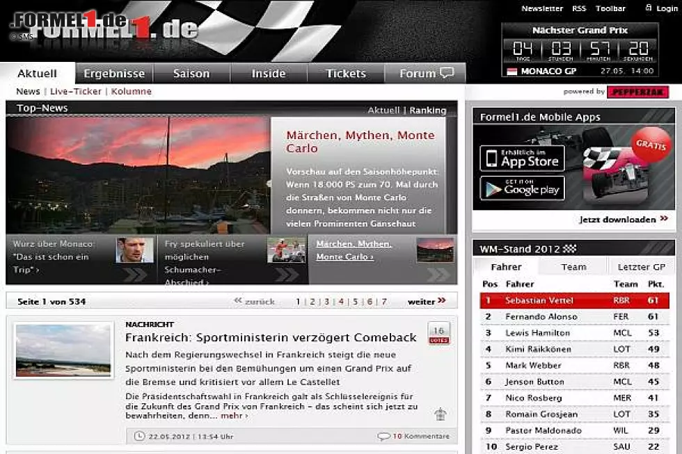 Foto zur News: Formel1.de