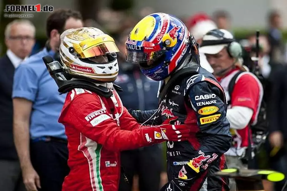 Foto zur News: Mark Webber, Fernando Alonso