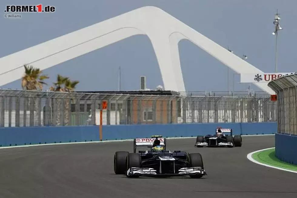 Foto zur News: Pastor Maldonado, Bruno Senna