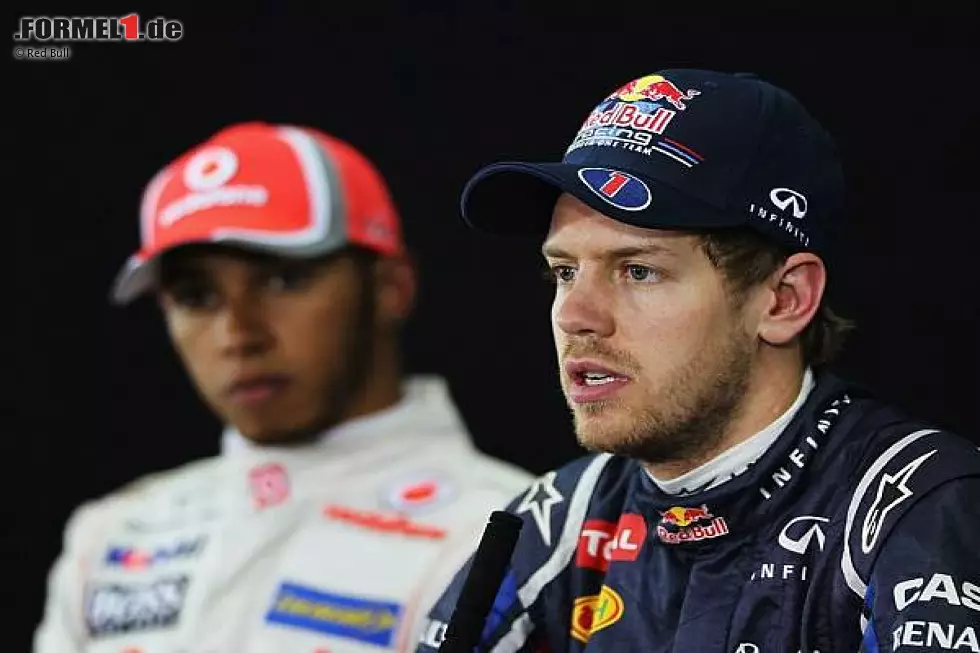 Foto zur News: Lewis Hamilton und Sebastian Vettel
