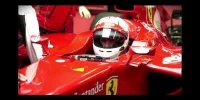 Foto zur Video: Sebastian Vettels erster Tag bei Ferrari