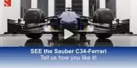 Foto zur Video: Sauber zeigt den neuen C34