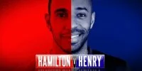 Foto zur Video: Lewis Hamilton unterhält sich mit Thierry Henry