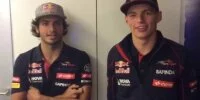 Foto zur Video: Worttennis mit Sainz und Verstappen