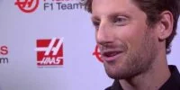 Foto zur Video: Romain Grosjean bei der Haas-Vorstellung