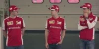 Foto zur Video: Vettel und Räikkönen lernen Mexikanisch
