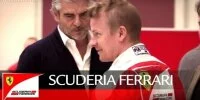 Foto zur Video: Räikkönen lächelt: Sitzanpassung bei Ferrari