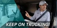 Foto zur Video: Rosberg & Co. als Trucker auf ungewohntem Terrain