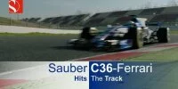 Foto zur Video: Sauber: Der C36 zum ersten Mal auf der Strecke
