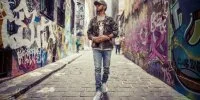 Foto zur Video: Lewis Hamilton erkundet Melbourne