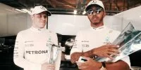 Foto zur Video: Siegfeier in Monza: &quot;Holen Tifosi zu Mercedes&quot;
