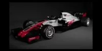 Foto zur Video: Formel 1 2018: Haas stellt den VF-18 vor