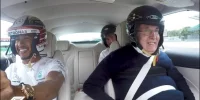 Foto zur Video: Hot-Lap: Lewis Hamilton chauffiert Frank Williams