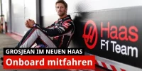 Foto zur Video: Onboard: Grosjeans erste Runde im neuen Haas VF-20
