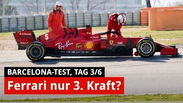 F1-Tests 2020 Barcelona: Sind Sebastian Vettel & Ferrari nur dritte Kraft? F1-Tests 2020 Barcelona: Sind Sebastian Vettel & Ferrari nur dritte Kraft?