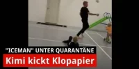 Foto zur Video: Kimi kickt Klopapier: So lustig ist&#039;s bei den Räikkönens!