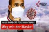 Maske weg: Norbert Haug will Emotionen sehen!