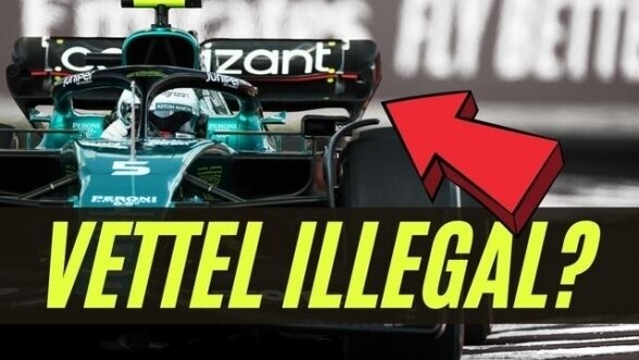 Aston Martin: Is this rear wing illegal?