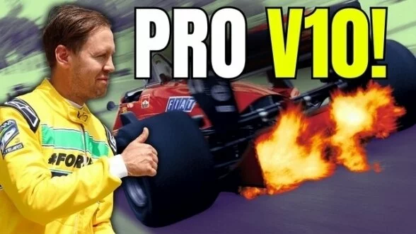 Foto zur Video: Vettels V-10-Plan: Was ihn an den F1-Regeln für 2026 nervt!